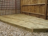 Pine corner decking